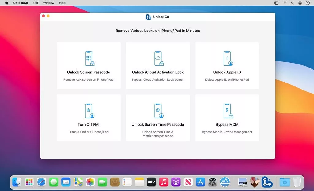 رمز ایفونم را فراموش کردم - نرم‌افزار UnlockGo
